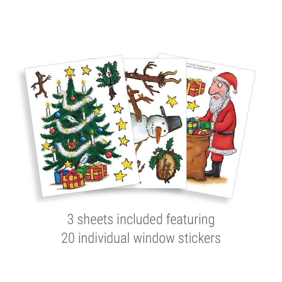 Christmas Stick Man Window Stickers