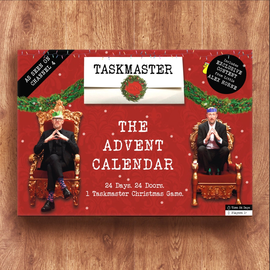 The Official Taskmaster Advent Calendar BForButterflyBooks the-official-taskmaster-advent-calendar-bforbutterflybooks