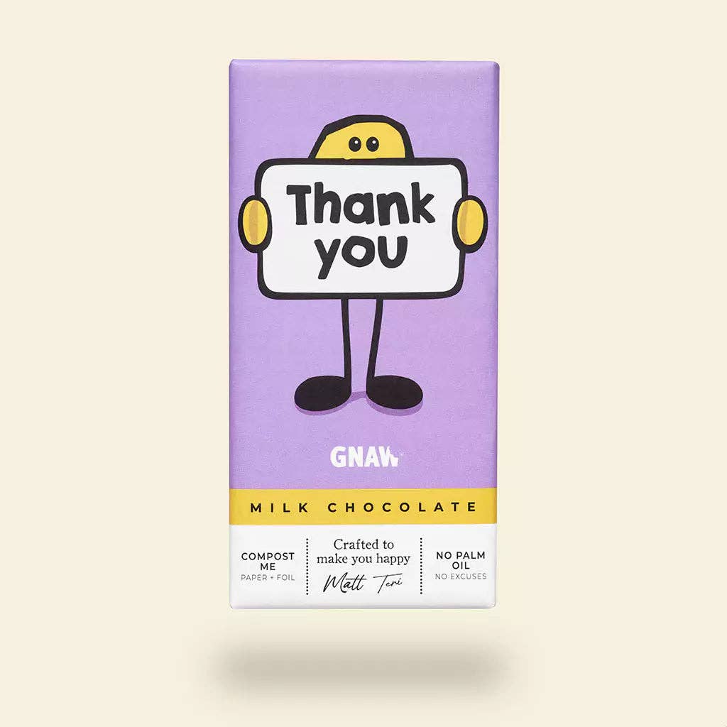 'Thank You' Milk Chocolate Bar | 80g