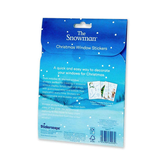 The Snowman Window Stickers