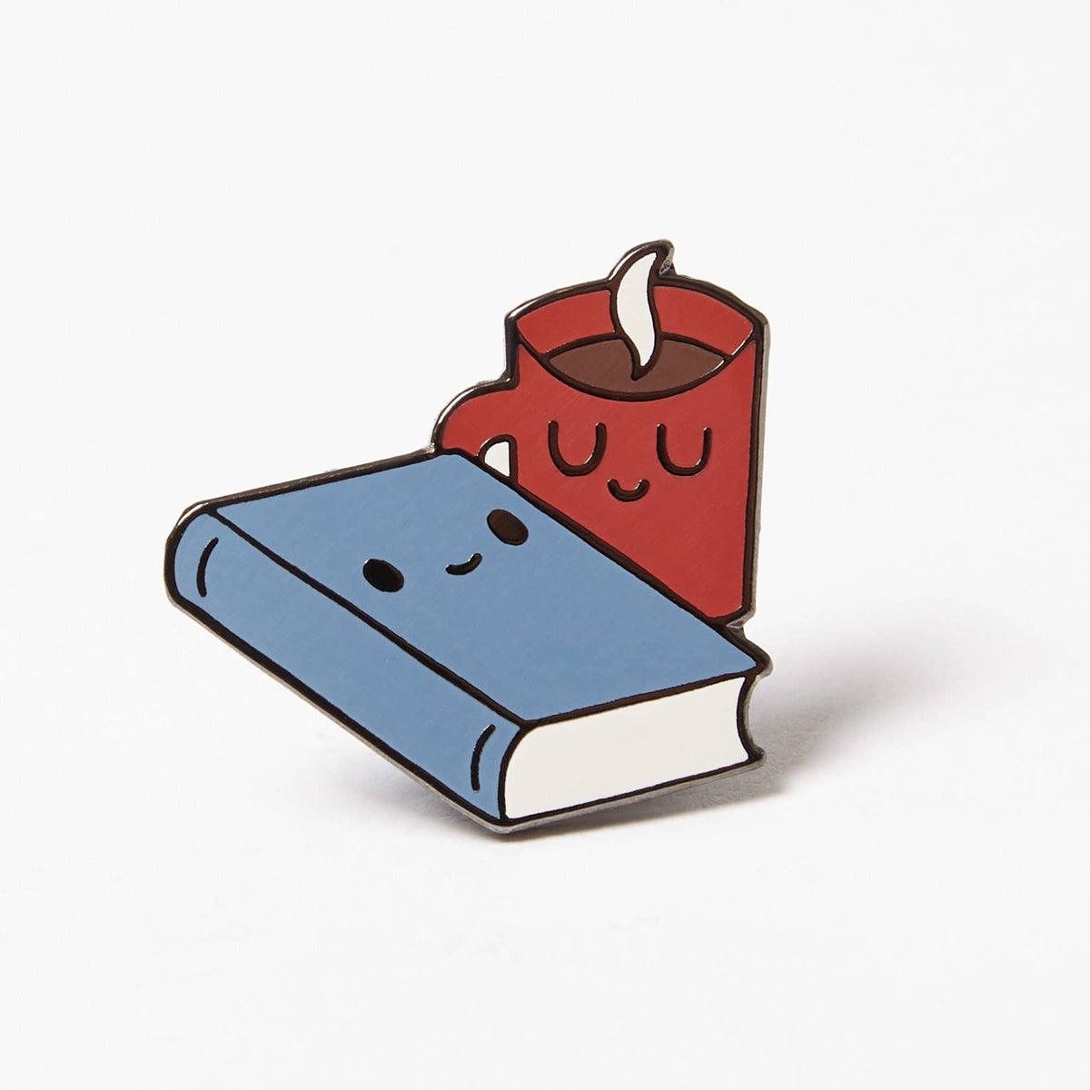 Book And Mug - Enamel Pin Badge