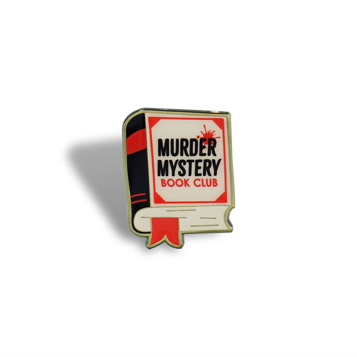 Pin Badge Murder Mystery Book Club