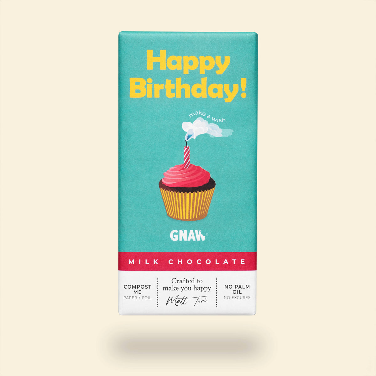 Happy Birthday Milk Chocolate Bar | 80g