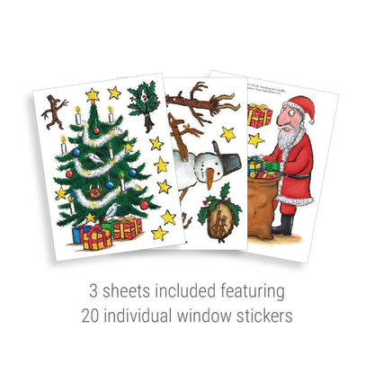 Christmas Stick Man Window Stickers