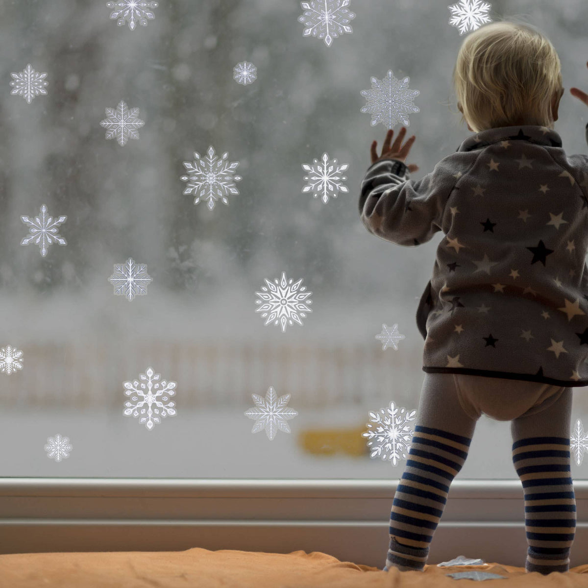 Snowflake Window Stickers