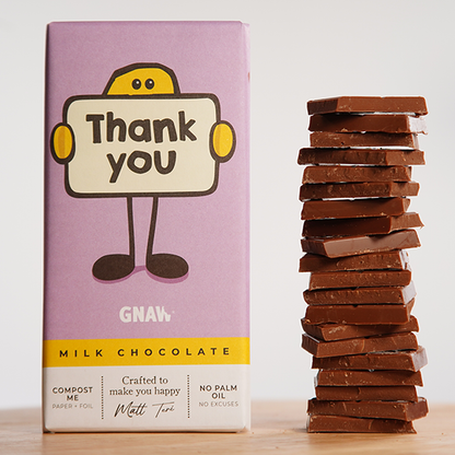 'Thank You' Milk Chocolate Bar | 80g
