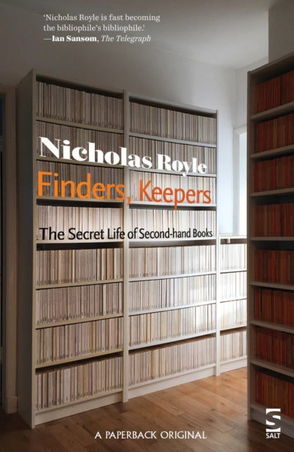 Author Event - Nicholas Royle FINDERS, KEEPERS: The Secret Life of Second Hand Books