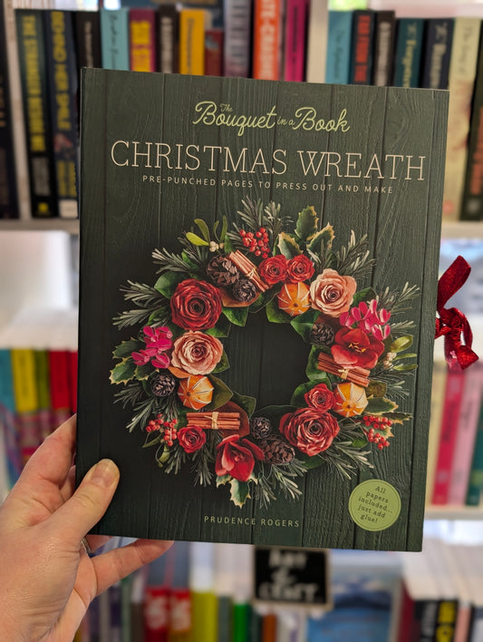 CRAFT EVENT  - Bouquet in A Book Xmas Wreath