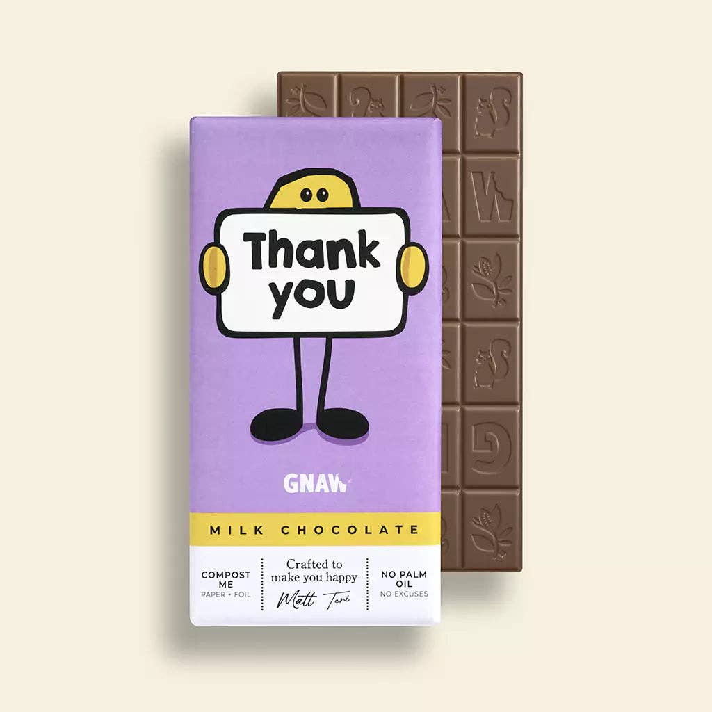 'Thank You' Milk Chocolate Bar | 80g