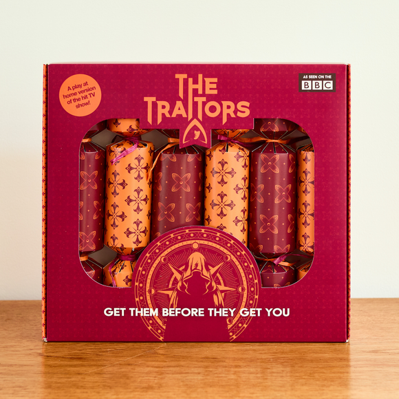 Official The Traitors Christmas Crackers - Set of 6