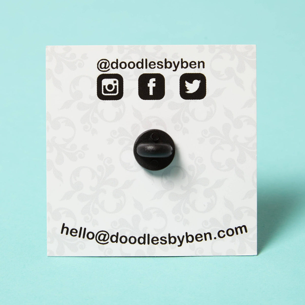 Happiness (Cat In A Box) - Enamel Pin Badge
