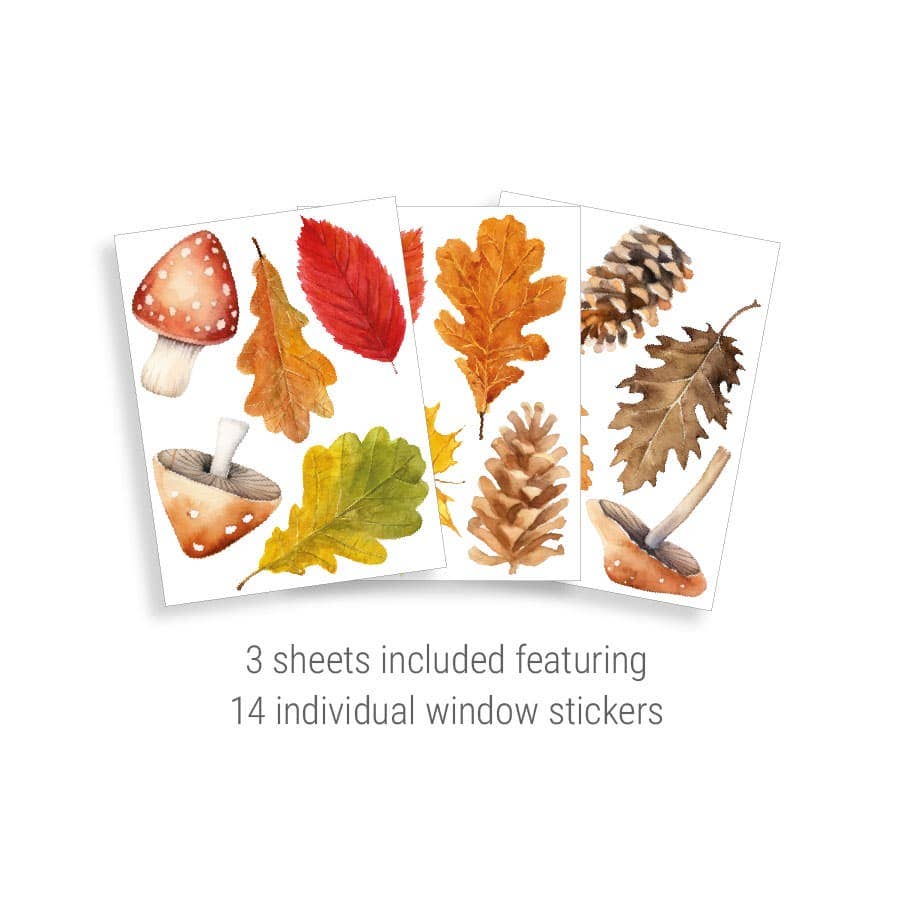 Autumn Leaves Window Stickers