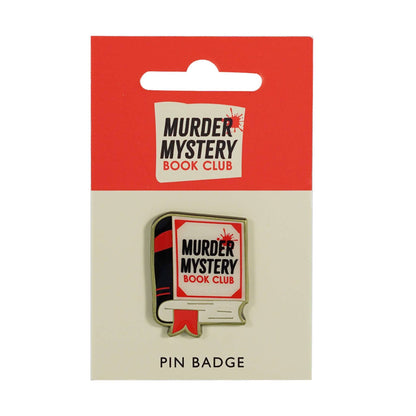 Pin Badge Murder Mystery Book Club