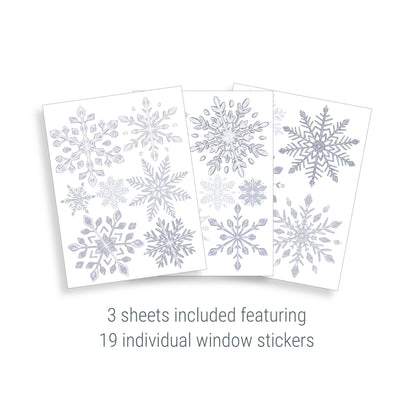 Snowflake Window Stickers
