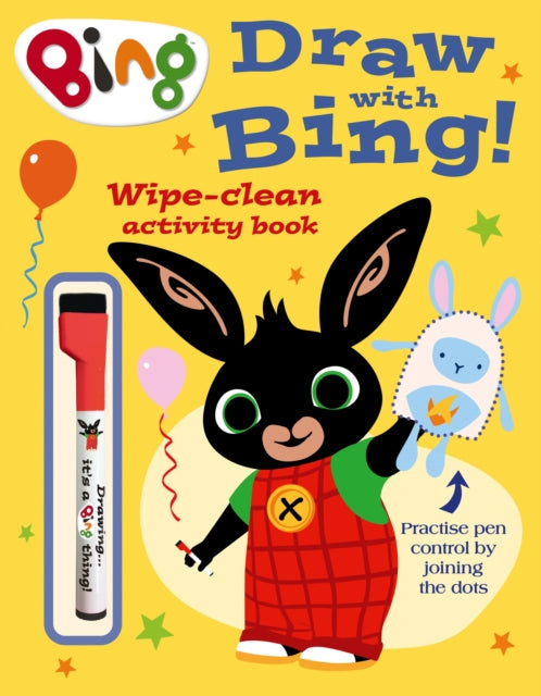 Draw With Bing! Wipe-clean Activity Book-9780008326081