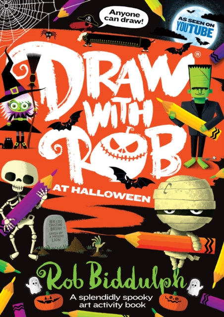 Draw With Rob at Halloween-9780008479022