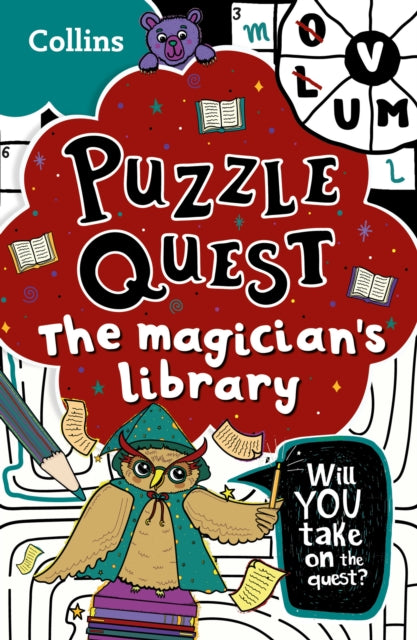 The Magician's Library : Solve More Than 100 Puzzles in This Adventure Story for Kids Aged 7+-9780008532123