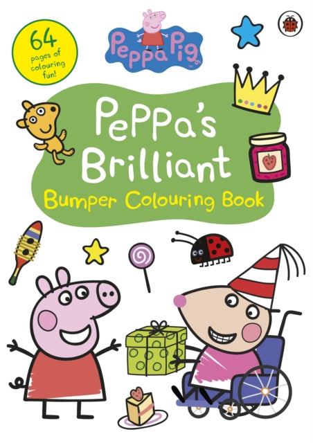 Peppa Pig: Peppa's Brilliant Bumper Colouring Book-9780241562024