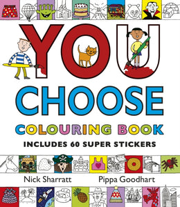 You Choose: Colouring Book with Stickers-9780552564717
