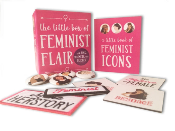 The Little Box of Feminist Flair : With Pins, Patches, & Magnets-9780762463442