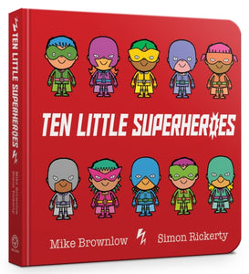 Ten Little Superheroes Board Book-9781408354384