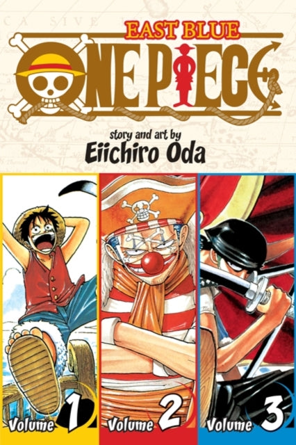 One Piece (Omnibus Edition), Vol. 1 : Includes vols. 1, 2 & 3 : 1-9781421536255