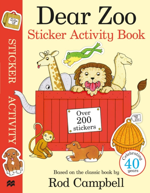 Dear Zoo Sticker Activity Book-9781529074680