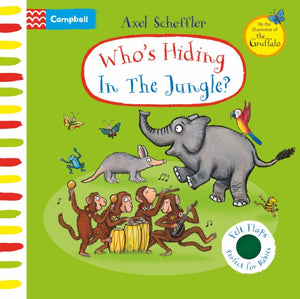 Who's Hiding In The Jungle? : A Felt Flaps Book-9781529084696