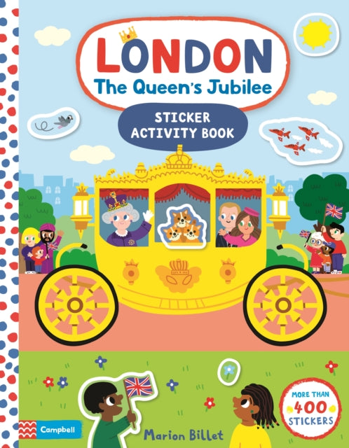 London The Queen's Jubilee Sticker Activity Book-9781529084764