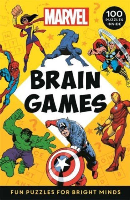 Marvel Brain Games : Fun puzzles for bright minds-9781800785670