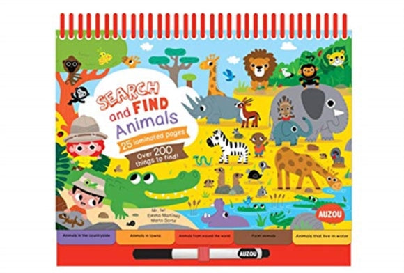 Search and Find Notebooks: Animals-9782733882887