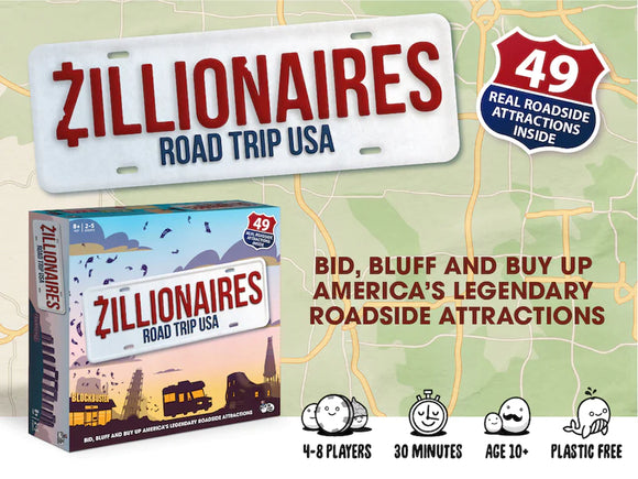 Zillionaires Road Trip USA - Big Potato Games